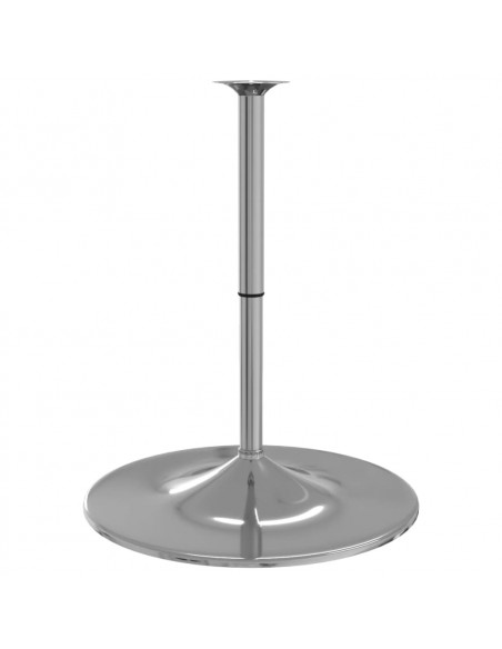 Base per Tavolino da Bar 45x90 cm Acciaio Cromato