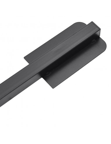 Base Pieghevole Ombrellone Palo Ø38/48 mm Nero Lucido Acciaio