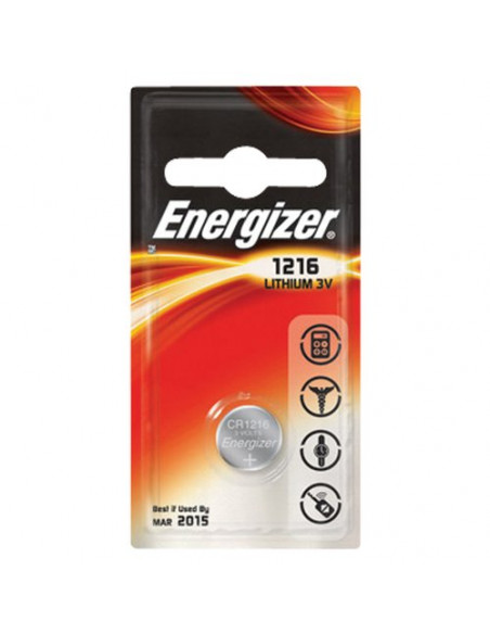 Batteria CR1216 Energizer LITHIUM