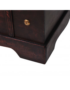 Baule del Tesoro Vintage in Legno 66x38x40 cm