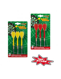 Bersaglio freccette Mandelli 602561 SPORT ONE 3 Pezzi con Punte Nylon