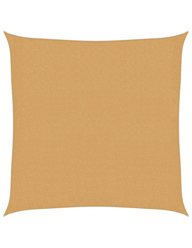Vela Parasole 160 g/m² Quadrata Sabbia 2x2 m in HDPE