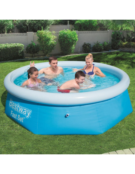 Bestway Piscina Gonfiabile Rotonda Fast Set 244x66 cm 57265