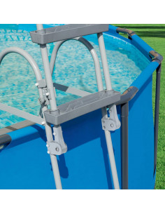 Bestway Scaletta di Sicurezza per Piscine a 4 Gradini Flowclear 122 cm