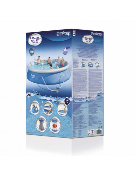 Bestway Set Piscina Fast Set 457x84 cm 57313