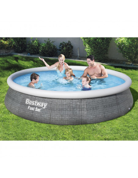 Bestway Set Piscina Gonfiabile con Pompa Fast Set 196x84 cm
