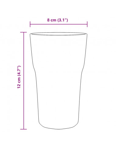 Bicchieri da Birra 6 pz 295 ml