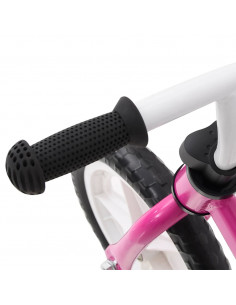 Bicicletta Senza Pedali con Ruote da 9,5 Pollici Rosa