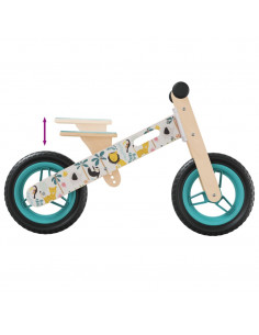 Bicicletta Senza Pedali per Bambini Blu Stampato