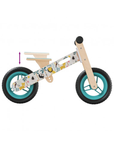 Bicicletta Senza Pedali per Bambini Blu Stampato