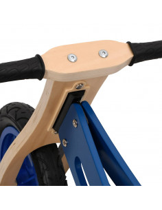 Bicicletta Senza Pedali per Bambini con Pneumatici Aria Blu