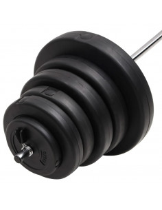 Bilanciere con Dischi 90 kg