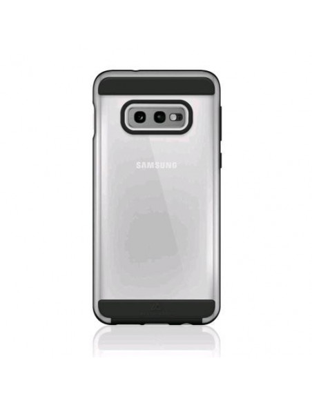 BLACK ROCK SAMSUNG GALAXY S10e COVER IN TPU ANTI SHOCK ASSORBION TRASPARENTE/NERO