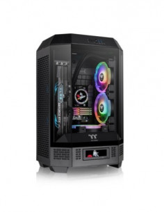 THERMALTAKE CASE MICRO THE TOWER 300 BLACK WIN SPCC 3*TG 2FAN*CT140 METAL P