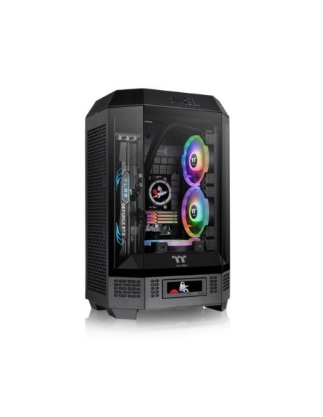 THERMALTAKE CASE MICRO THE TOWER 300 BLACK WIN SPCC 3*TG 2FAN*CT140 METAL P
