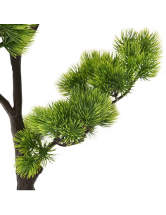 Bonsai di Pino Artificiale con Vaso 60 cm Verde