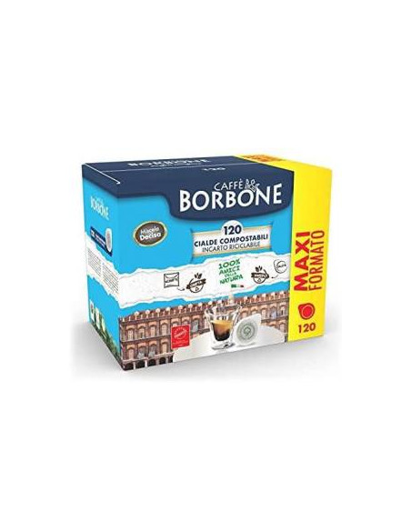 Borbone Box Cialde 44mm Miscela Decisa (Nera) 120pz