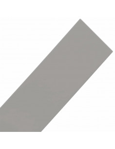 Bordature da Giardino 3 pz Grigie 10 m 10 cm in Polietilene