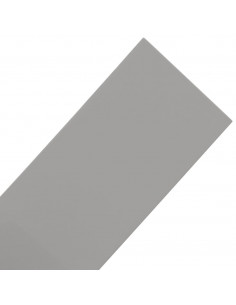 Bordature da Giardino 3 pz Grigie 10 m 15 cm in Polietilene
