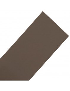 Bordature da Giardino 3 pz Marroni 10 m 15 cm in Polietilene