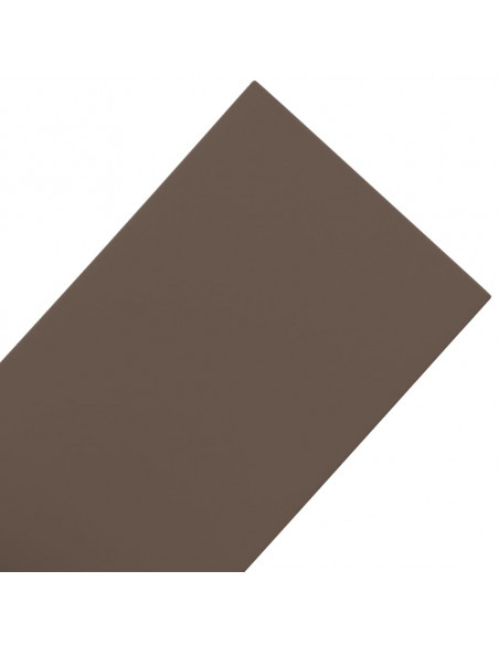 Bordature da Giardino 4 pz Marroni 10 m 20 cm in Polietilene