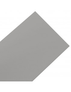 Bordature da Giardino 5 pz Grigie 10 m 20 cm in Polietilene
