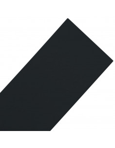 Bordature da Giardino 5 pz Nere 10 m 15 cm in Polietilene