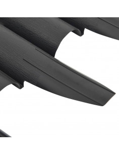 Bordature per Prato 36 pz Antracite 10 m in PP