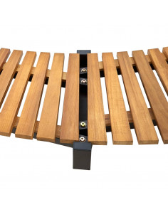 Bordo per Spa 273x53 cm in Legno Massello d'Acacia