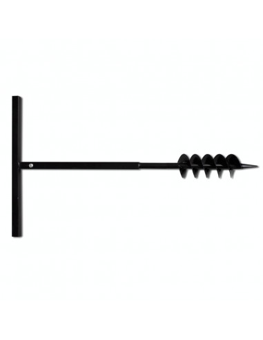 Trapano da Terra con Manico 100 mm Tubo di Prolunga Acciaio 5 m