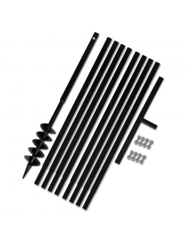 Trapano da terra con manico 100 mm con Tubo di prolunga Acciaio 9 m