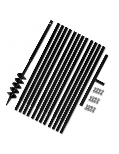 Trapano da terra con manico 100 mm con Tubo di prolunga Acciaio 13 m