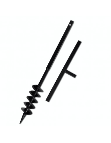 Trapano da terra con manico 100 mm con Tubo di prolunga Acciaio 13 m