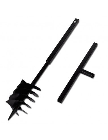 Trapano da terra con manico 180 mm con Tubo di prolunga Acciaio 9 m