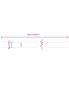 Bordure per Prato 10 pz 10x103 cm Flessibili in Acciaio Corten