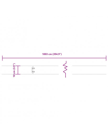 Bordure per Prato 10 pz 10x103 cm Flessibili in Acciaio Corten