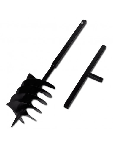 Trapano da terra con manico 200 mm con Tubo di prolunga Acciaio 5 m