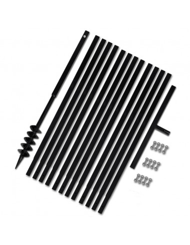 Trapano da terra con manico 80 mm con Tubo di prolunga Acciaio 13 m