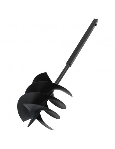 Trapano da Terra con Manico 250 mm Tubo di Prolunga Acciaio 4 m