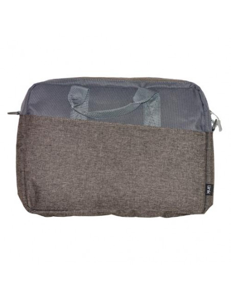 BORSA LINK PER NOTEBOOK 15.6" IN PLASTICA RICICLATA RPET 42X29X6 GRIGIO - LKEL01PA