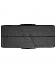 Borse Porta Cuscini Giardino 2pz Nere 135x40x55 cm Polietilene