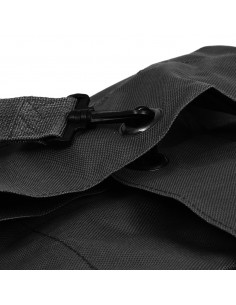 Borsone da Viaggio in Stile Militare 85 L Nero