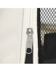 Box per Cani Pieghevole con Borsa Trasporto Blu 125x125x61 cm