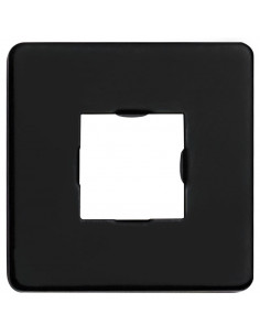 Braccio di Supporto Doccia Quadrato Acciaio 201 Nero 40 cm