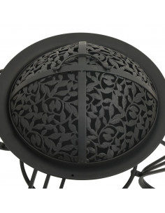 Braciere con Attizzatoio 49 cm in Acciaio