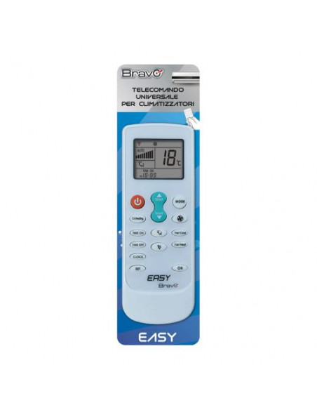 BRAVO EASY TELECOMANDO UNIVERSALE PER CODIZIONATORE 92102155