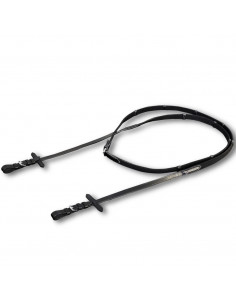 Briglie in pelle con redini e morso nero per cavallino puledro