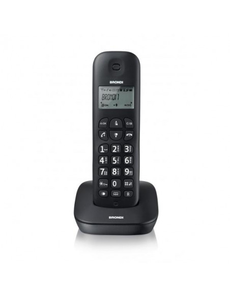 Brondi GALA Telefono DECT Identificatore di chiamata Nero