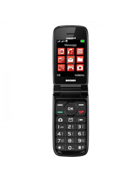 Brondi Magnum 4 7,11 cm (2.8") Bianco Telefono cellulare basico