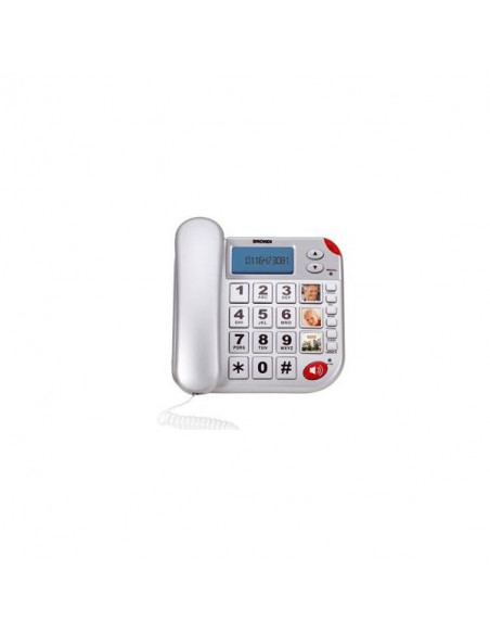 Brondi Super Bravo Plus Telefono analogico Identificatore di chiamata Bianco
